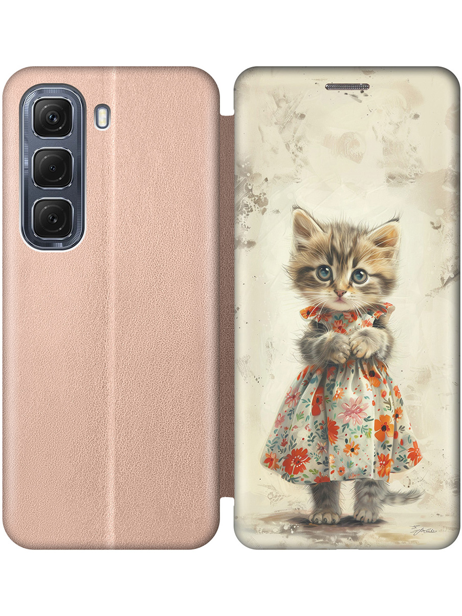 Чехол-книжка на Infinix Hot 50 4G с принтом "Кошечка в цветочном платье" золотой, Золотистый;бежевый;серый, 786718711
Чехол-книжка на Infinix Hot 50 4G с принтом "Кошечка в цветочном платье" золотой, Золотистый;бежевый;серый, 786718711