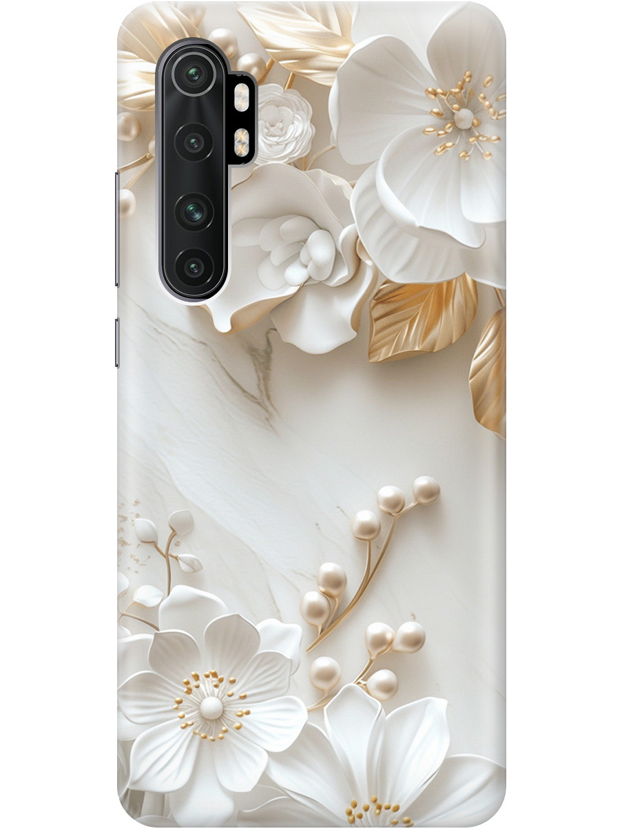 Силиконовый чехол на Xiaomi Mi Note 10 Lite с принтом "Бело-золотые цветы", Золотистый;белый;прозрачный, 723101223
Силиконовый чехол на Xiaomi Mi Note 10 Lite с принтом "Бело-золотые цветы", Золотистый;белый;прозрачный, 723101223