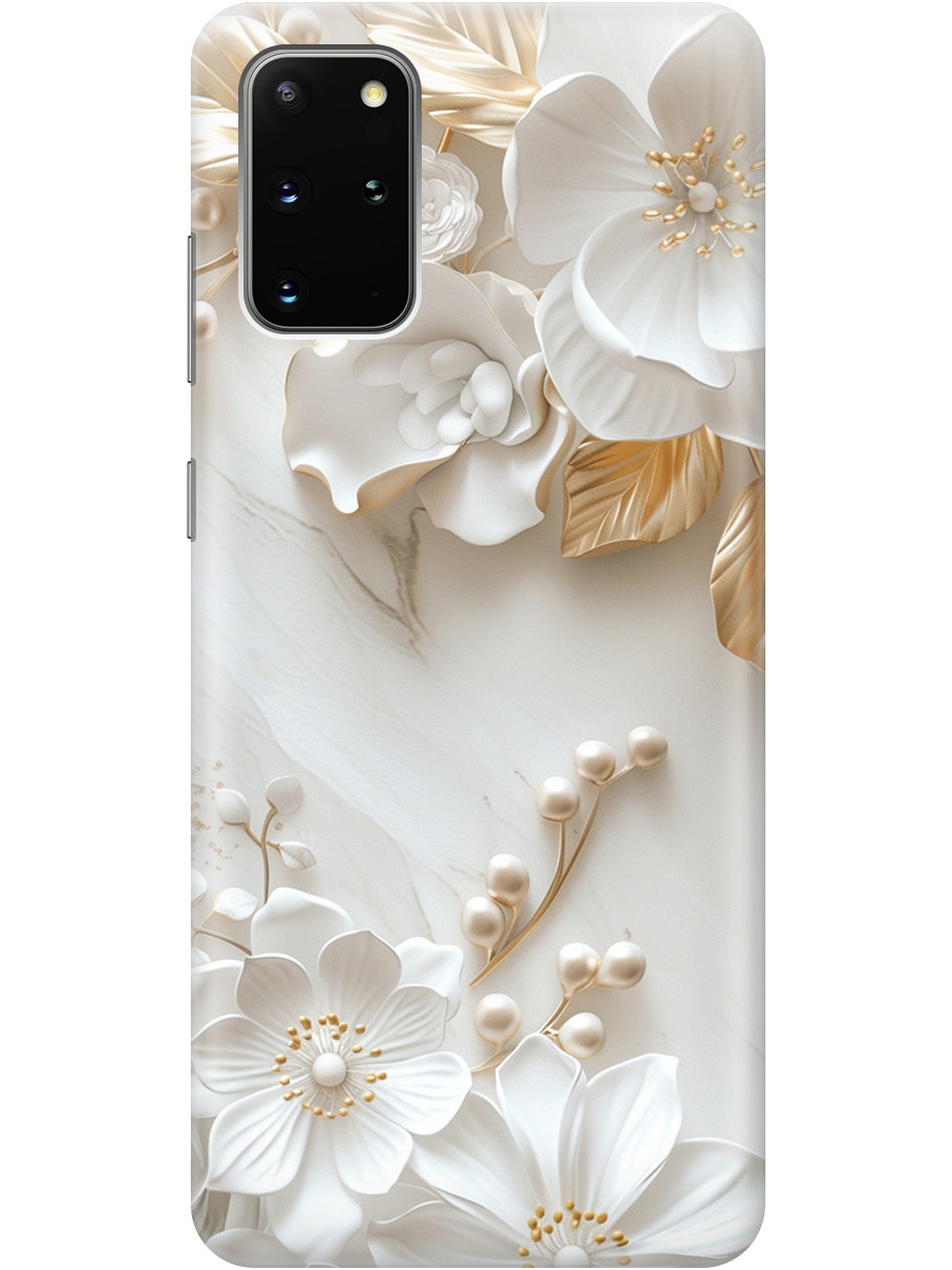 Силиконовый чехол на Samsung Galaxy S20+ с принтом "Бело-золотые цветы", Золотистый;белый;прозрачный, 722628523
Силиконовый чехол на Samsung Galaxy S20+ с принтом "Бело-золотые цветы", Золотистый;белый;прозрачный, 722628523