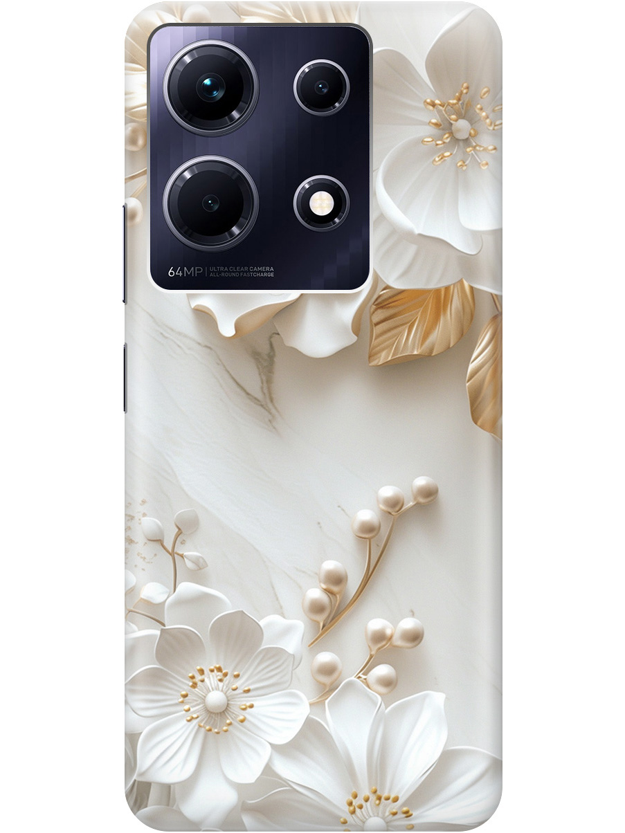 Силиконовый чехол на Infinix Note 30 с принтом "Бело-золотые цветы", Золотистый;белый;прозрачный, 773943723
Силиконовый чехол на Infinix Note 30 с принтом "Бело-золотые цветы", Золотистый;белый;прозрачный, 773943723