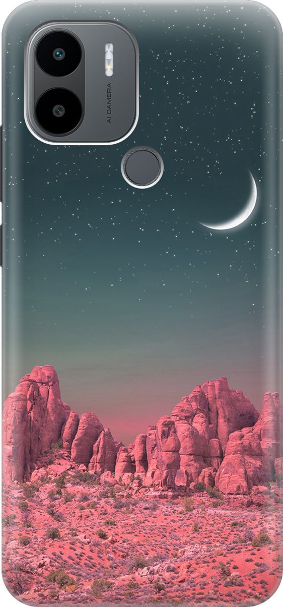 Чехол на Xiaomi Redmi A1+ с принтом "Месяц над розовыми горами", Розовый;черный, 158128
Чехол на Xiaomi Redmi A1+ с принтом "Месяц над розовыми горами", Розовый;черный, 158128