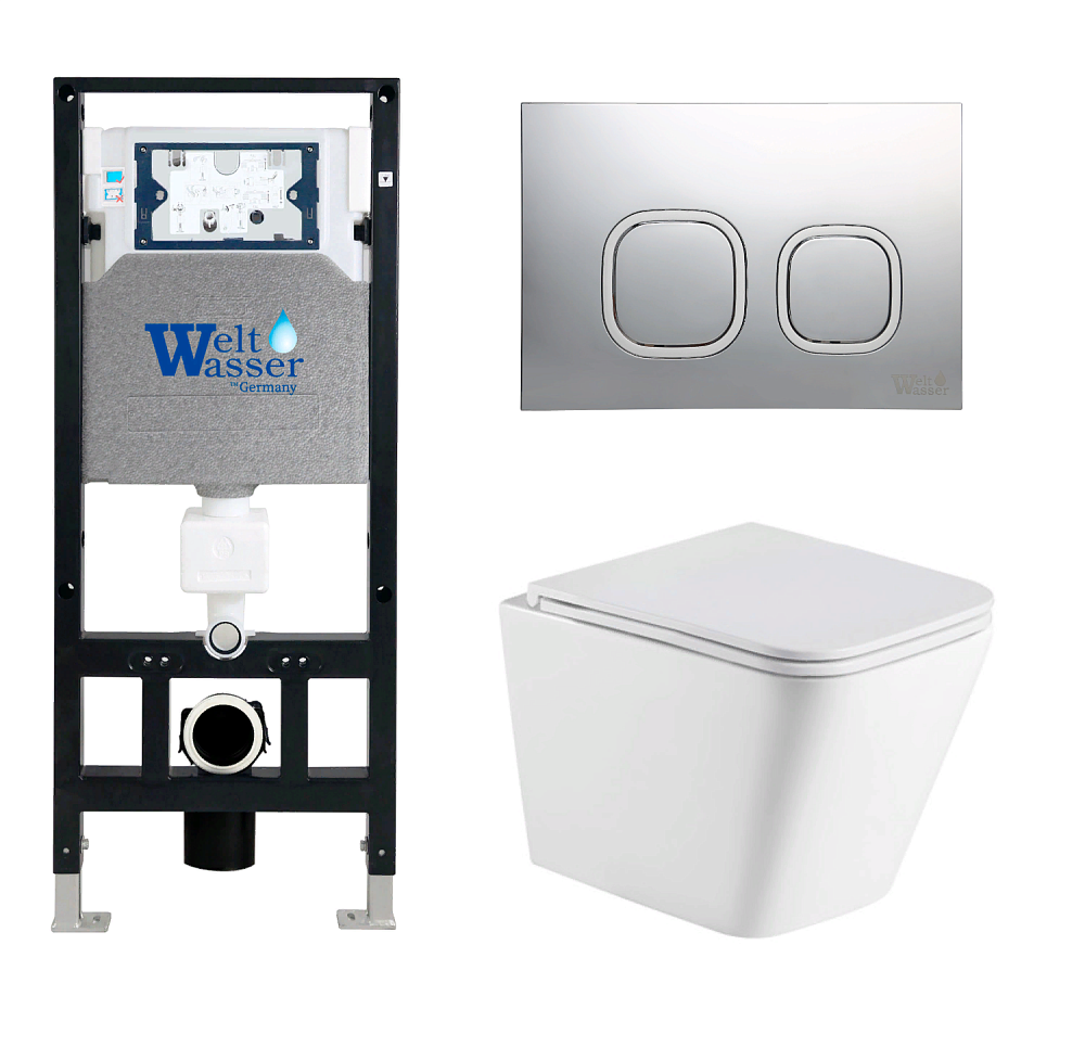 Комплект унитаз с инсталляцией WeltWasser AMBERG 506 + GELBACH 043 GL-WT + AMBERG RD-CR
Комплект унитаз с инсталляцией WeltWasser AMBERG 506 + GELBACH 043 GL-WT + AMBERG RD-CR