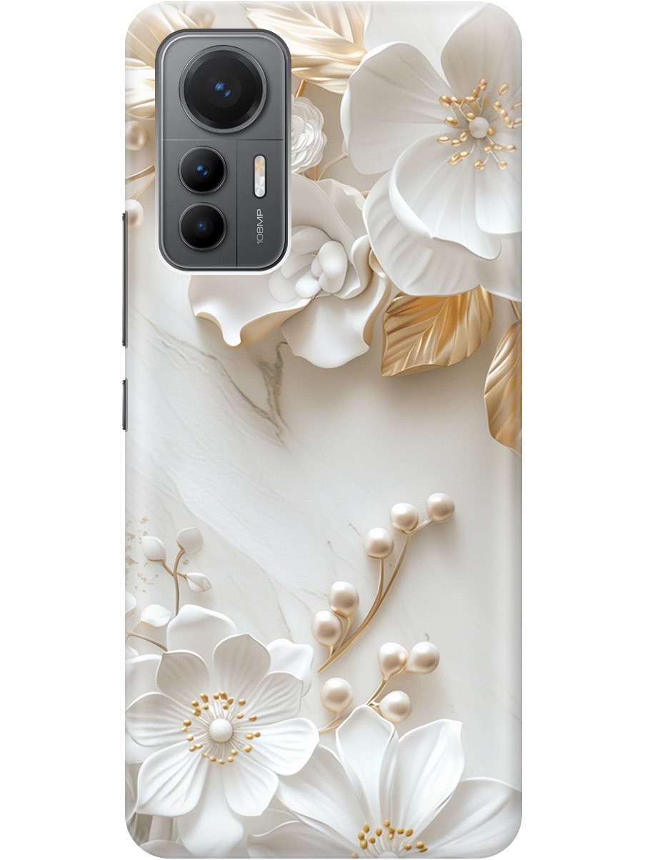 Силиконовый чехол на Xiaomi 12 Lite с принтом "Бело-золотые цветы", Золотистый;белый;прозрачный, 740133323
Силиконовый чехол на Xiaomi 12 Lite с принтом "Бело-золотые цветы", Золотистый;белый;прозрачный, 740133323