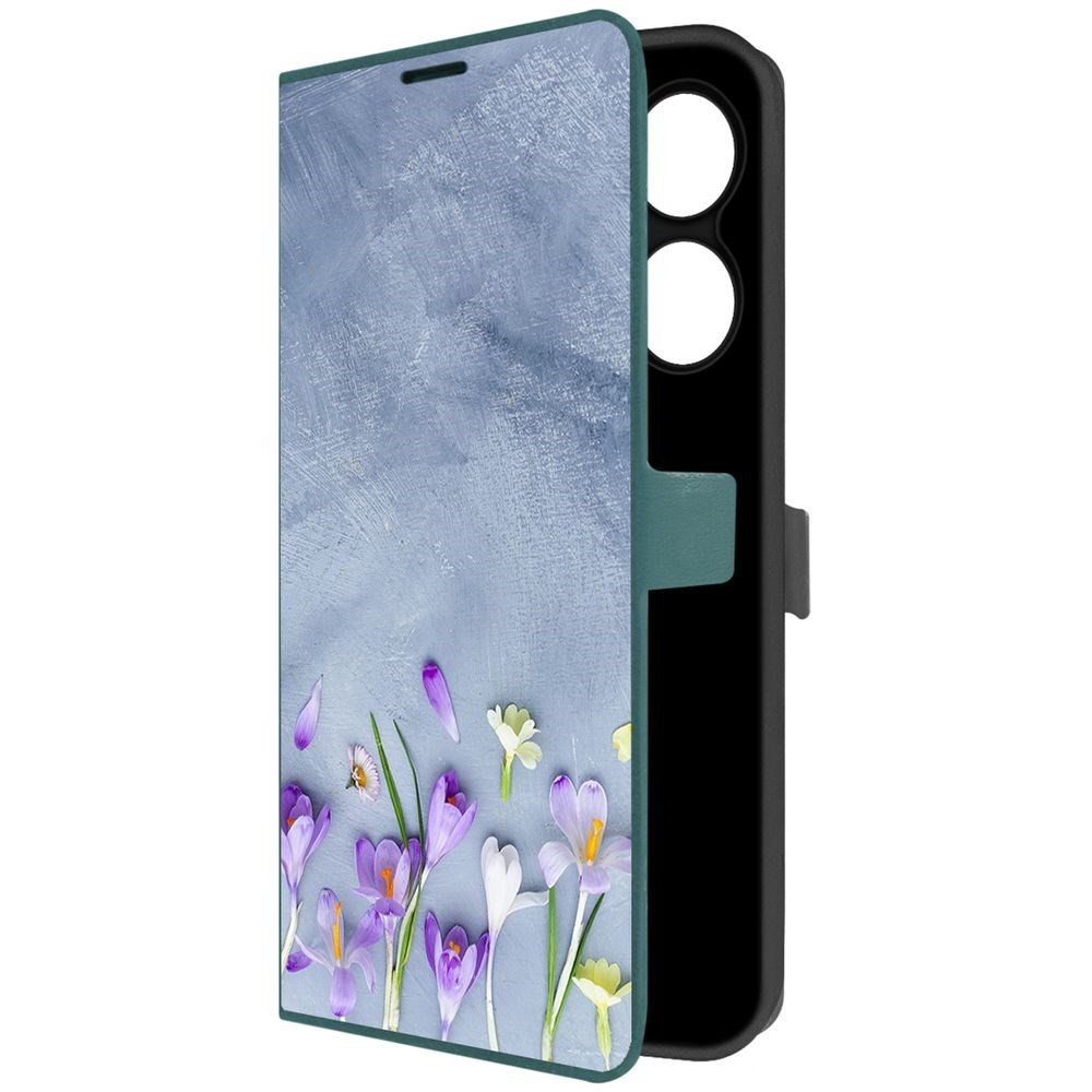 Чехол-книжка Krutoff Eco Book для TECNO Spark 20 Цветочное настроение (зелёный опал), Зеленый
Чехол-книжка Krutoff Eco Book для TECNO Spark 20 Цветочное настроение (зелёный опал), Зеленый