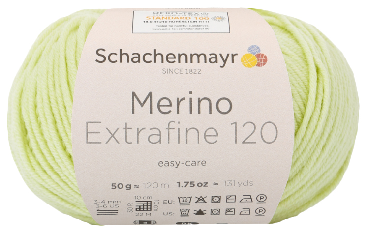 Пряжа Schachenmayr 9807552 Merino Extrafine 120 (00175, limone), Желтый, Merino Extrafine 120
Пряжа Schachenmayr 9807552 Merino Extrafine 120 (00175, limone), Желтый, Merino Extrafine 120