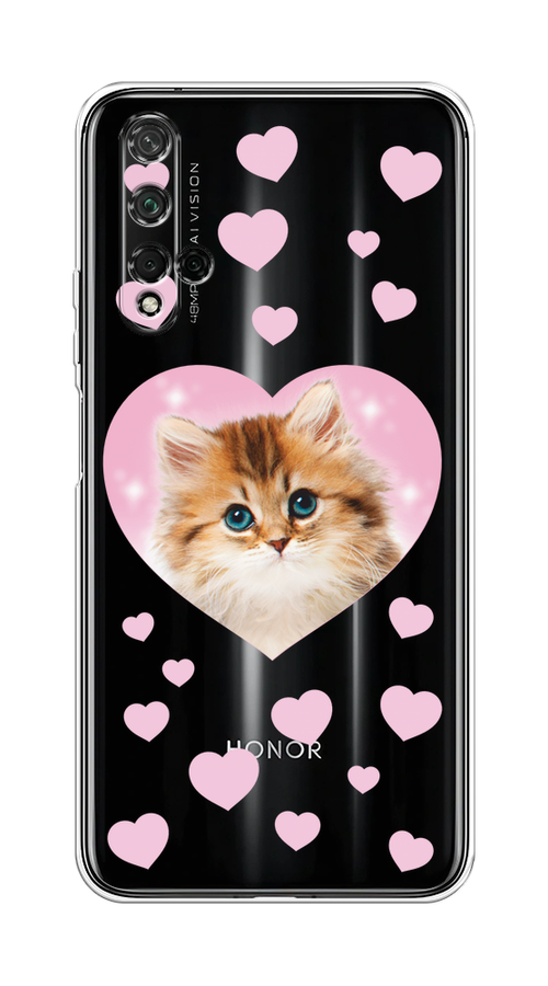 Чехол на Honor 20, Huawei Nova 5T "Котенок в сердце", Розовый;оранжевый;белый;прозрачный, 610550-1
Чехол на Honor 20, Huawei Nova 5T "Котенок в сердце", Розовый;оранжевый;белый;прозрачный, 610550-1