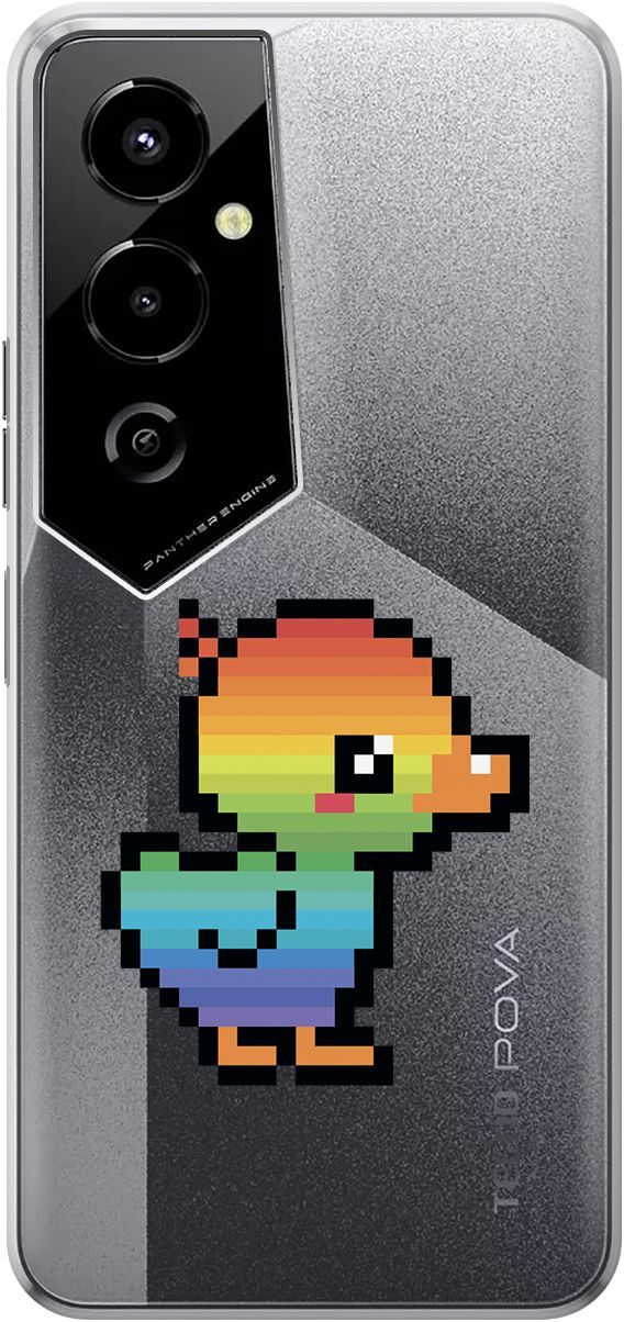 Чехол на Tecno Pova 4 Pro с 3D принтом "Pixel Duck" прозрачный, Прозрачный;желтый, 158094
Чехол на Tecno Pova 4 Pro с 3D принтом "Pixel Duck" прозрачный, Прозрачный;желтый, 158094