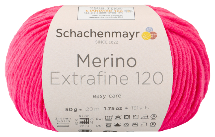 Пряжа Schachenmayr 9807552 Merino Extrafine 120 (00139, azalee), Розовый, Merino Extrafine 120
Пряжа Schachenmayr 9807552 Merino Extrafine 120 (00139, azalee), Розовый, Merino Extrafine 120