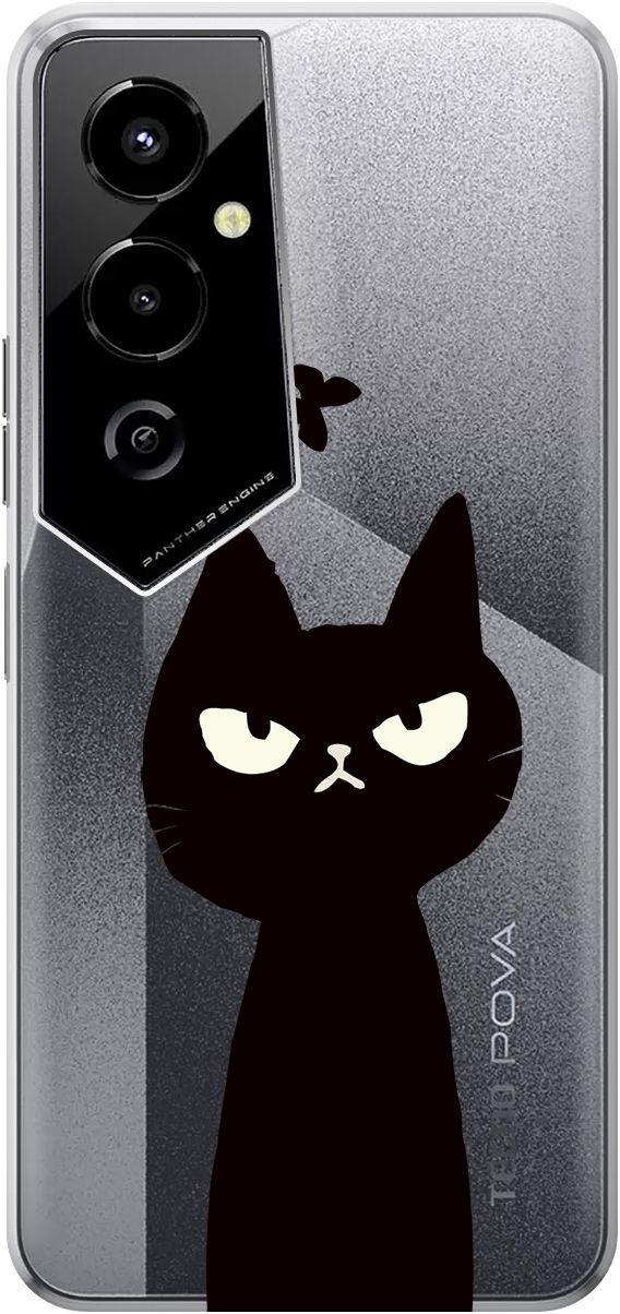 Чехол на Tecno Pova 4 Pro с 3D принтом "Disgruntled Cat" прозрачный, Прозрачный;черный, 158094
Чехол на Tecno Pova 4 Pro с 3D принтом "Disgruntled Cat" прозрачный, Прозрачный;черный, 158094