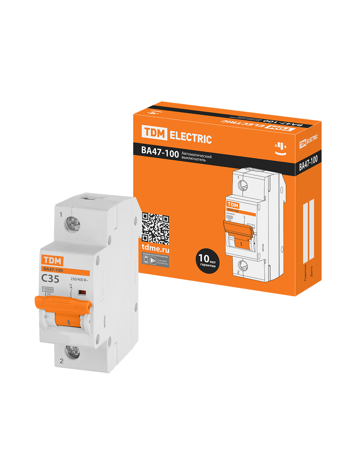 Автоматический выключатель TDM ELECTRIC SQ0207-0050 ВА47-100 1Р 35А 10кА х-ка С, ВА47-100
Автоматический выключатель TDM ELECTRIC SQ0207-0050 ВА47-100 1Р 35А 10кА х-ка С, ВА47-100
