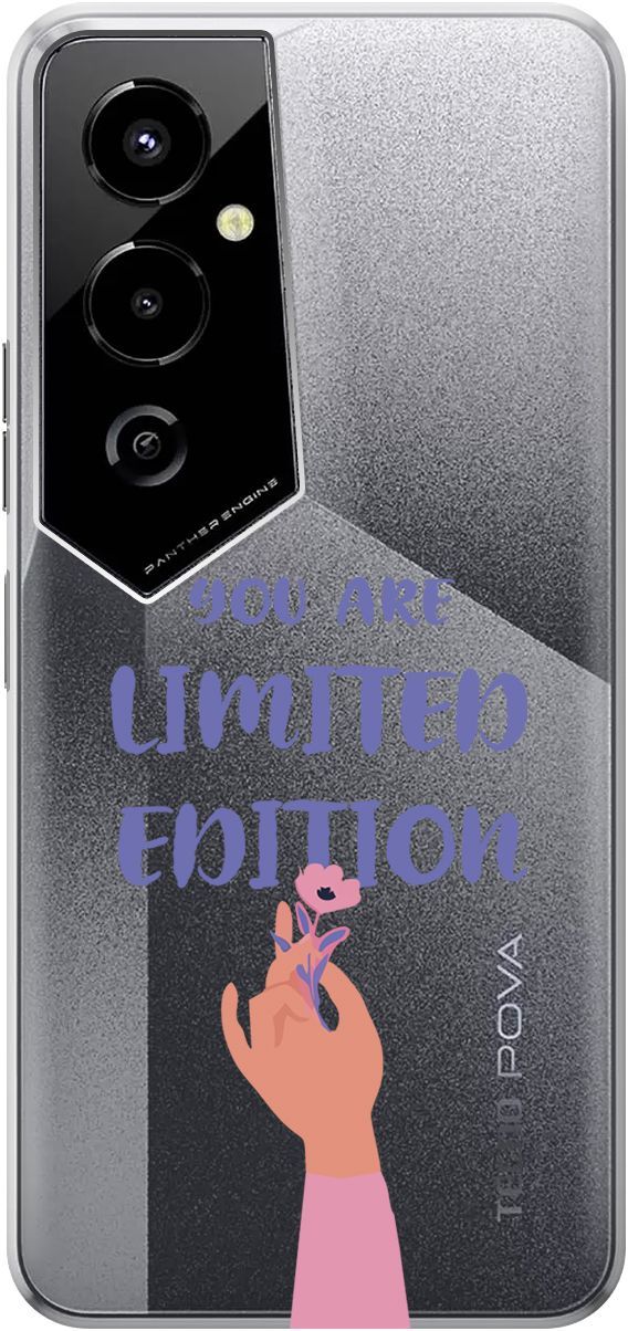 Чехол на Tecno Pova 4 Pro с 3D принтом "Limited Edition" прозрачный, Прозрачный;розовый, 158093
Чехол на Tecno Pova 4 Pro с 3D принтом "Limited Edition" прозрачный, Прозрачный;розовый, 158093