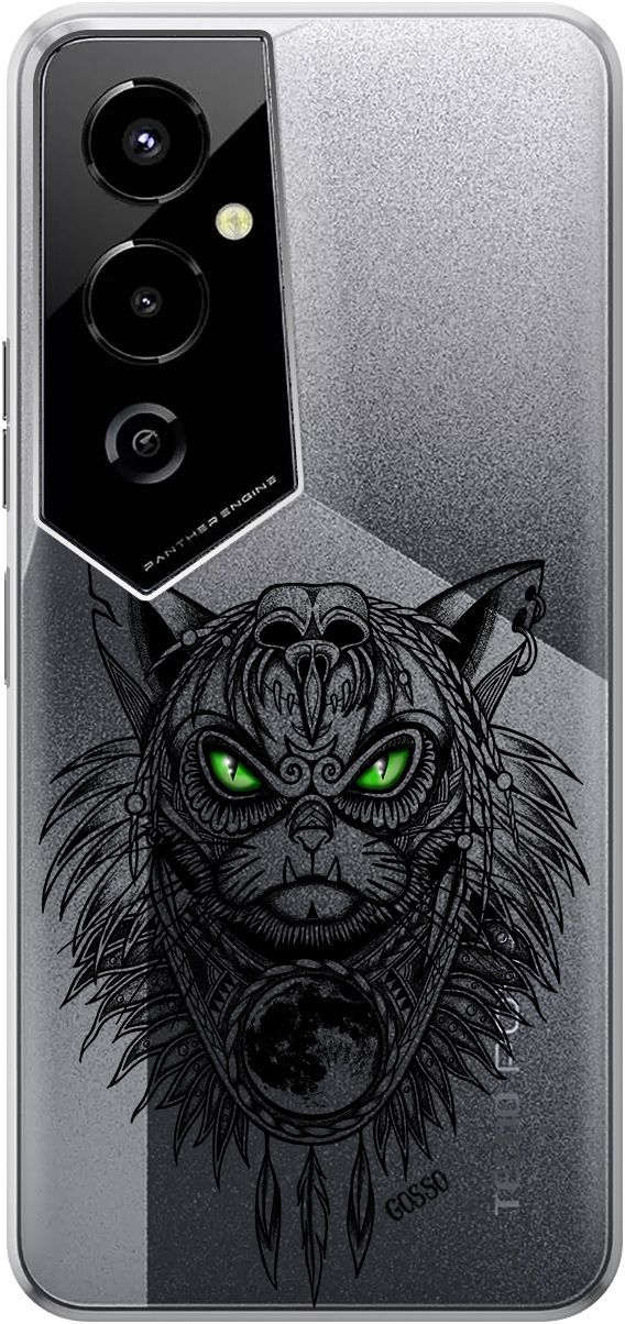 Чехол на Tecno Pova 4 Pro с 3D принтом "Shaman Cat" прозрачный, Прозрачный;черный, 158093
Чехол на Tecno Pova 4 Pro с 3D принтом "Shaman Cat" прозрачный, Прозрачный;черный, 158093