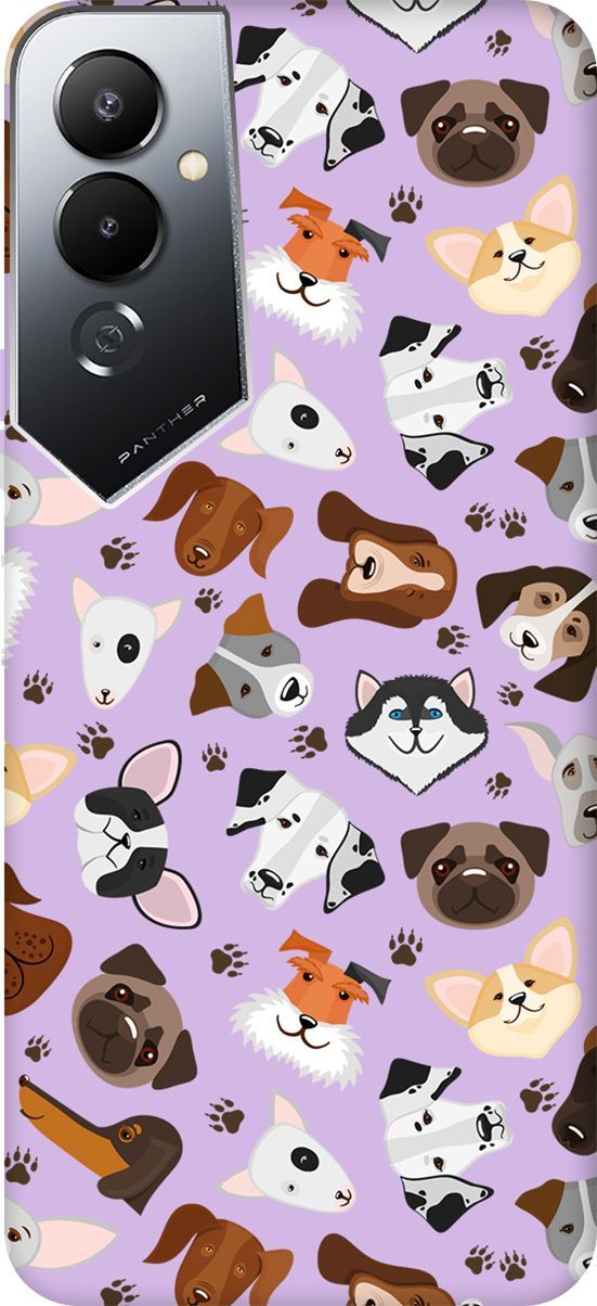 Чехол на Tecno Pova 4 с принтом "Dogs Pattern" сиреневый, Фиолетовый;коричневый, 158074
Чехол на Tecno Pova 4 с принтом "Dogs Pattern" сиреневый, Фиолетовый;коричневый, 158074