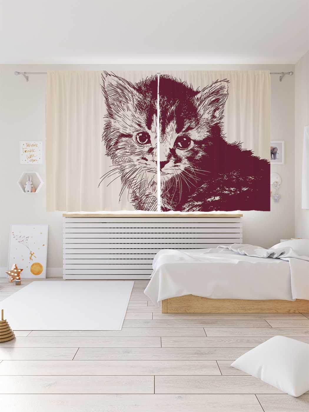 Шторы JoyArty c фотопечатью "Мяукающее чудо" из сатена, 290х180 см, Мяукающее чудо
Шторы JoyArty c фотопечатью "Мяукающее чудо" из сатена, 290х180 см, Мяукающее чудо