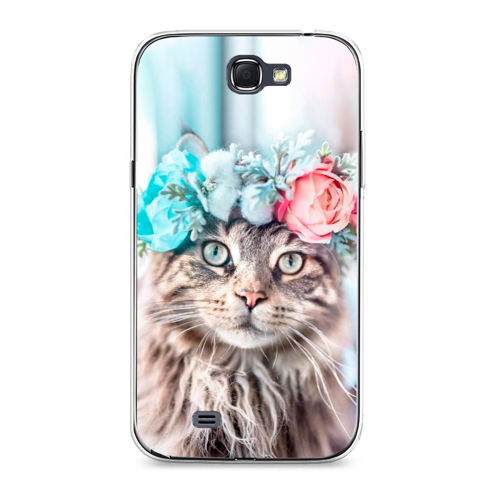 Чехол Awog на Samsung Galaxy Note 2 / Самсунг Note 2 "Кот в венке", Серый;голубой;розовый, 23250-2
Чехол Awog на Samsung Galaxy Note 2 / Самсунг Note 2 "Кот в венке", Серый;голубой;розовый, 23250-2
