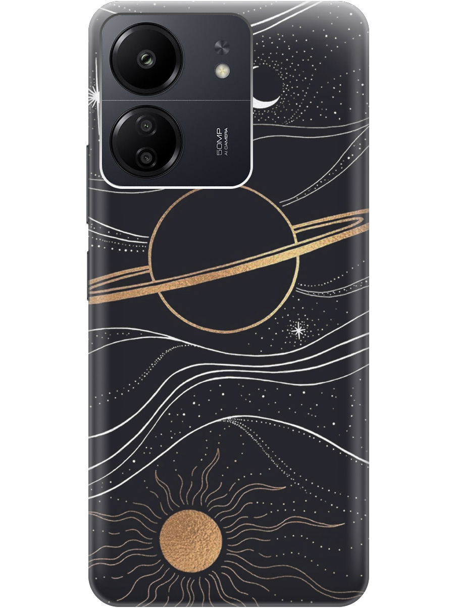 Матовый Soft Touch чехол на Xiaomi Redmi 13C "Сатурн и солнце" черный, Белый;желтый, 20001465
Матовый Soft Touch чехол на Xiaomi Redmi 13C "Сатурн и солнце" черный, Белый;желтый, 20001465