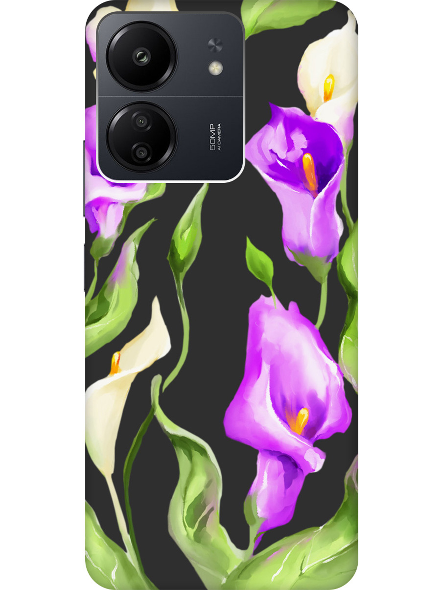 Матовый Soft Touch чехол на Xiaomi Redmi 13C "Amazing Callas" черный, Черный;зеленый;фиолетовый, 20001465
Матовый Soft Touch чехол на Xiaomi Redmi 13C "Amazing Callas" черный, Черный;зеленый;фиолетовый, 20001465