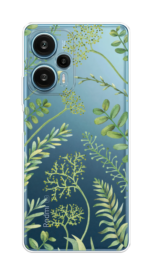 Чехол на Xiaomi Redmi Note 12 Turbo, Poco F5 "Green Leaves", Зеленый;прозрачный, 318750-1
Чехол на Xiaomi Redmi Note 12 Turbo, Poco F5 "Green Leaves", Зеленый;прозрачный, 318750-1
