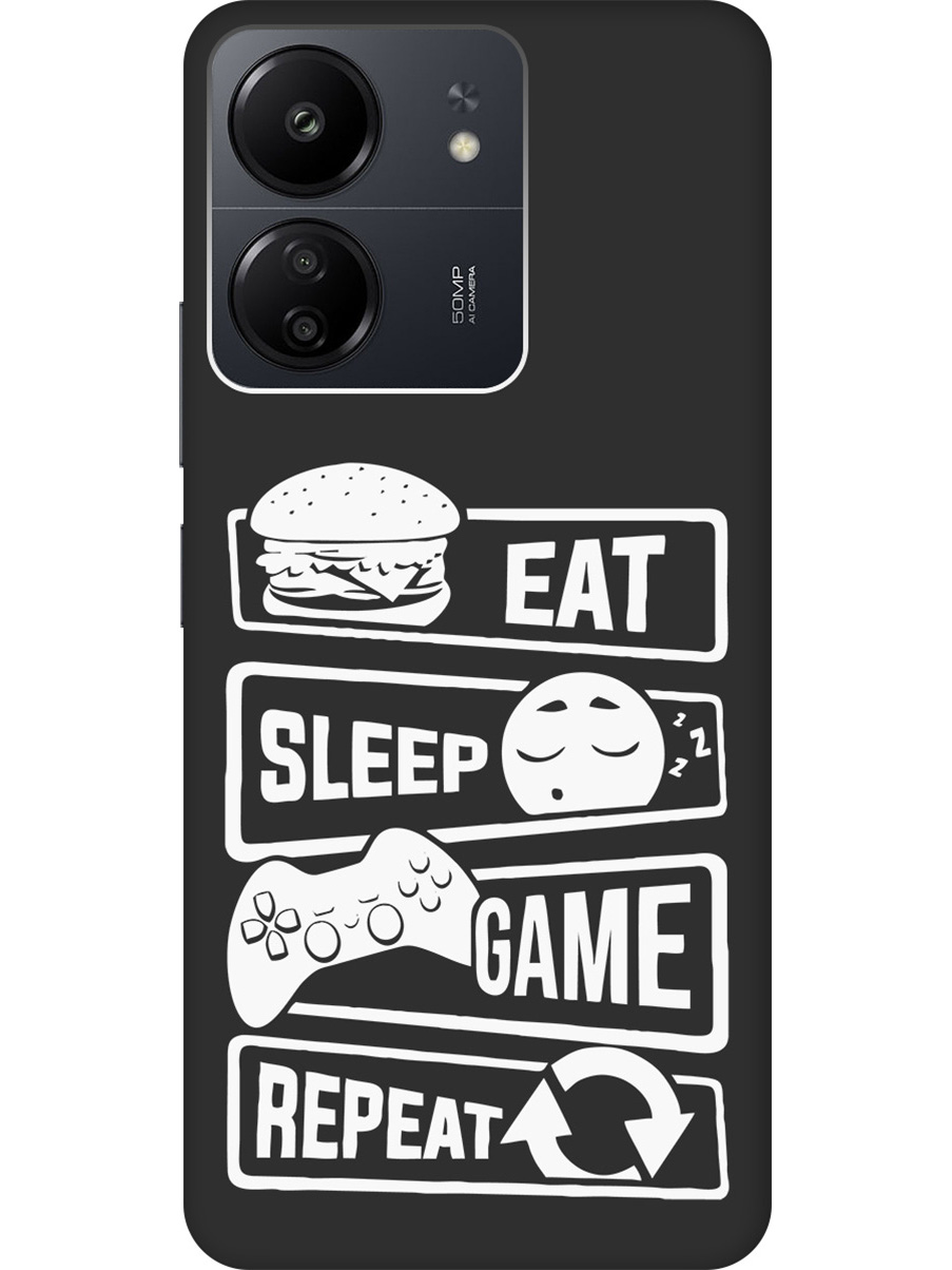 Матовый Soft Touch чехол на Xiaomi Redmi 13C "Game Repeat W" черный, Черный;белый, 20001465
Матовый Soft Touch чехол на Xiaomi Redmi 13C "Game Repeat W" черный, Черный;белый, 20001465
