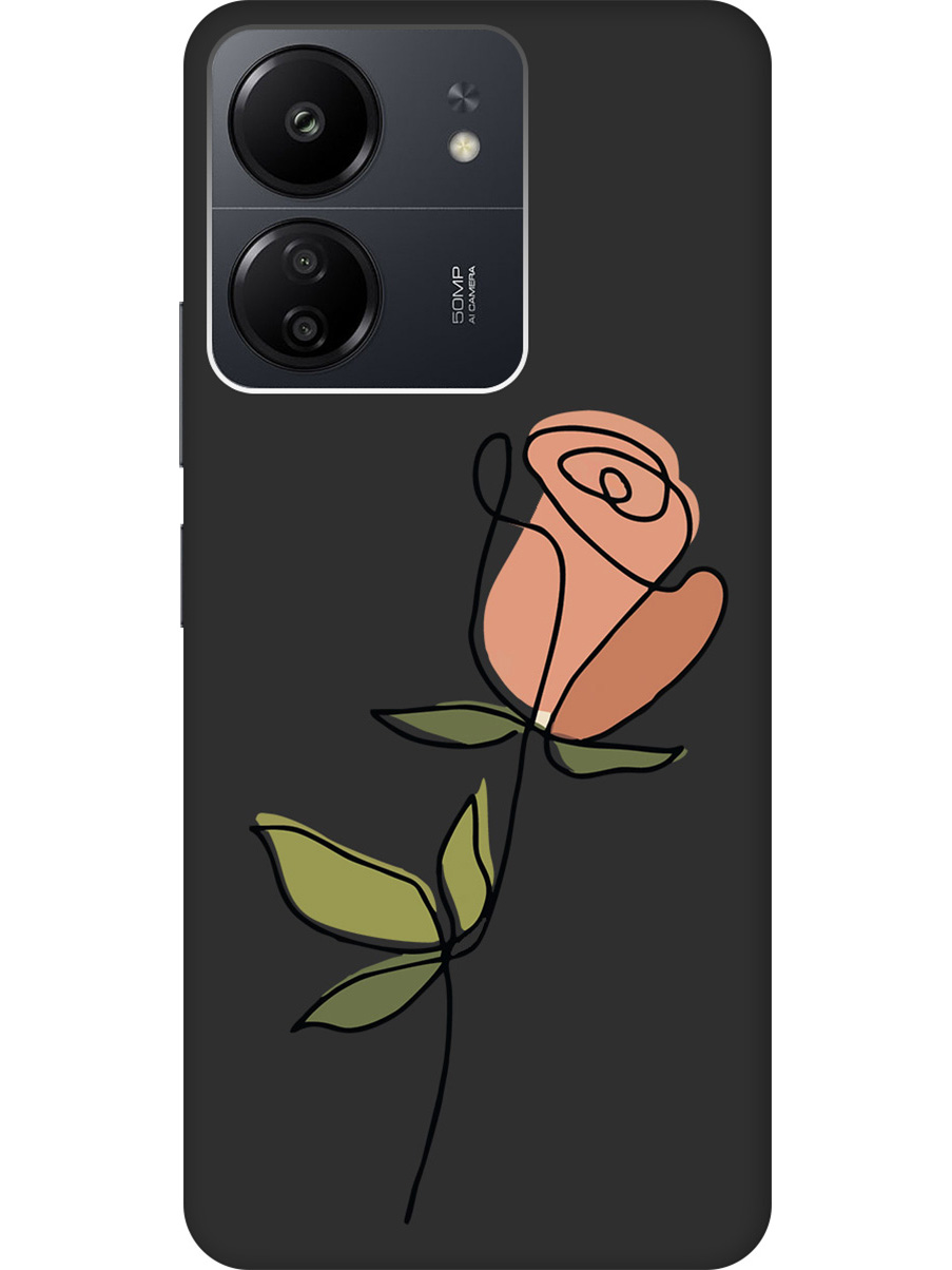 Матовый Soft Touch силиконовый чехол на Xiaomi Redmi 13C "Rose" черный, Черный;зеленый;розовый, 20001465
Матовый Soft Touch силиконовый чехол на Xiaomi Redmi 13C "Rose" черный, Черный;зеленый;розовый, 20001465