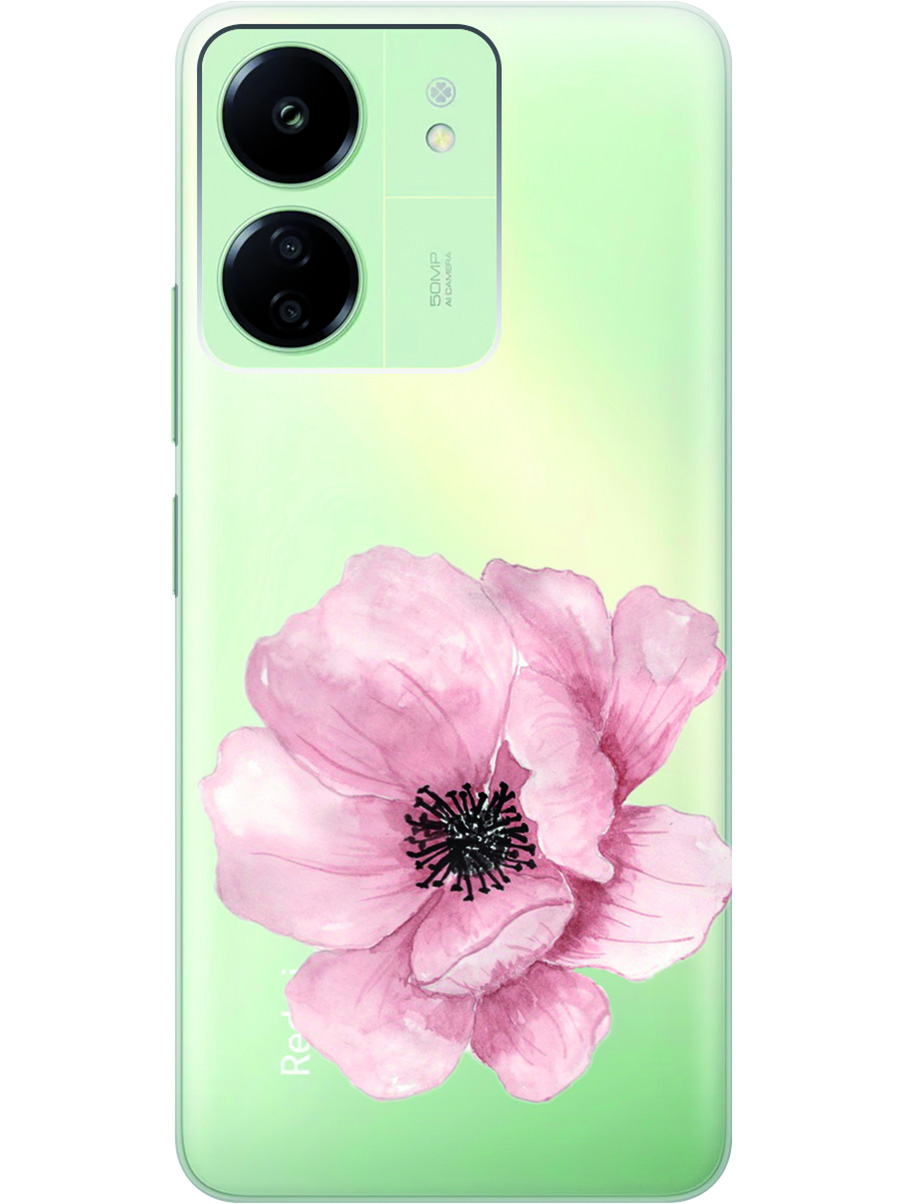 Силиконовый чехол на Xiaomi Redmi 13C "Pink Flower", Прозрачный;белый;розовый, 20001464
Силиконовый чехол на Xiaomi Redmi 13C "Pink Flower", Прозрачный;белый;розовый, 20001464