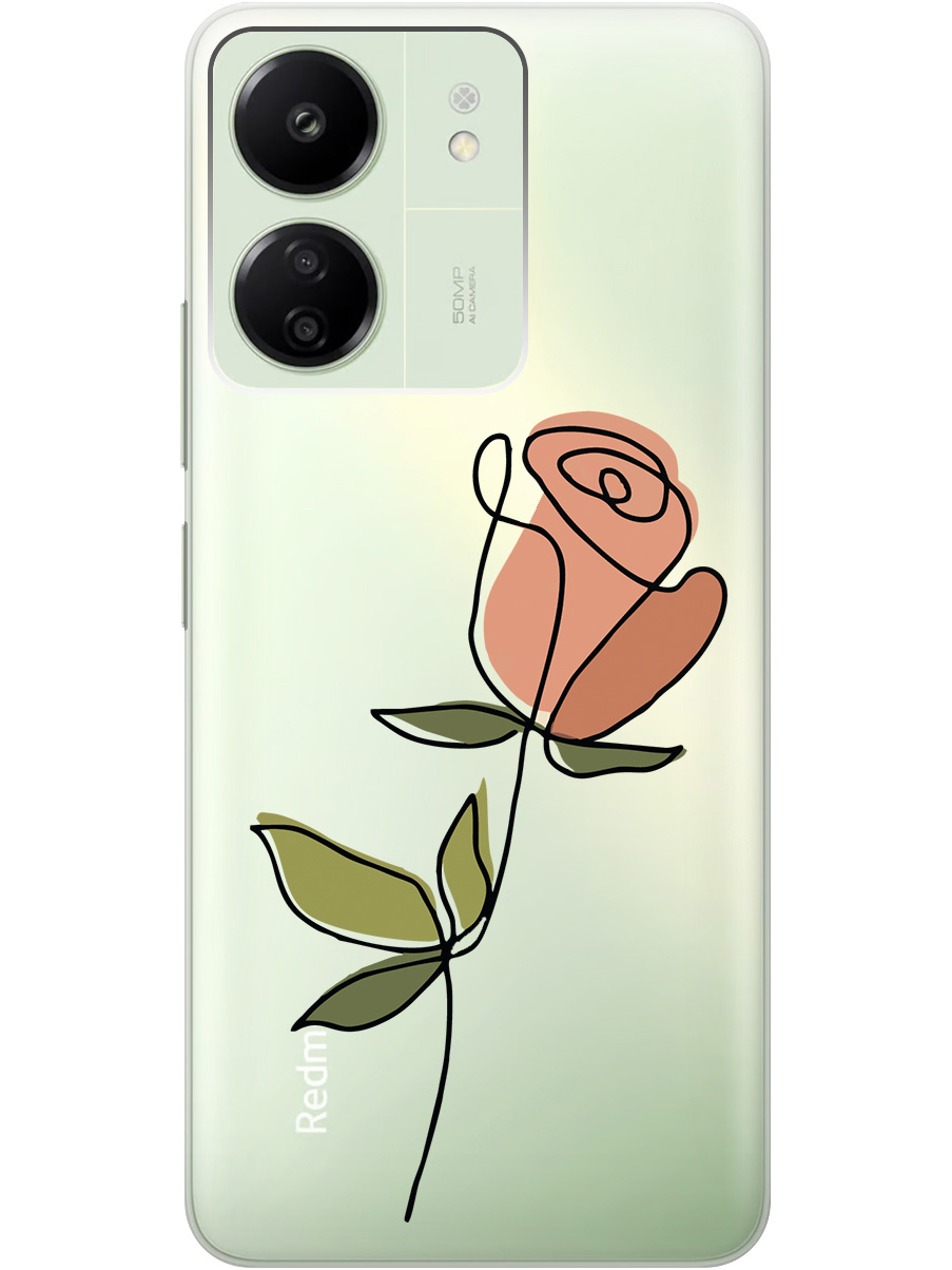 Силиконовый чехол на Xiaomi Redmi 13C "Rose", Прозрачный;зеленый;розовый;черный, 20001464
Силиконовый чехол на Xiaomi Redmi 13C "Rose", Прозрачный;зеленый;розовый;черный, 20001464