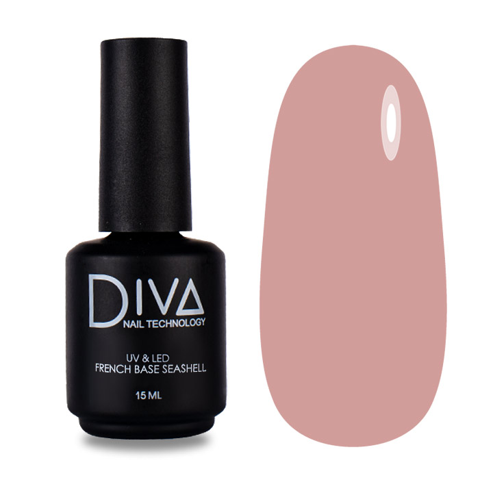 База для гель-лака Diva Nail Technology каучуковая камуфлирующая нюдовая розовая 15 мл
База для гель-лака Diva Nail Technology каучуковая камуфлирующая нюдовая розовая 15 мл