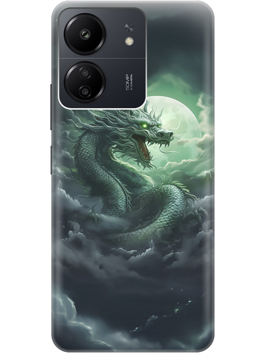 Силиконовый чехол на Xiaomi Redmi 13C "Дракон на фоне луны", Белый;зеленый;черный, 20001464
Силиконовый чехол на Xiaomi Redmi 13C "Дракон на фоне луны", Белый;зеленый;черный, 20001464
