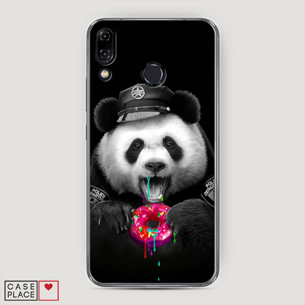 фото Чехол awog "панда police" для asus zenfone 5 ze620kl