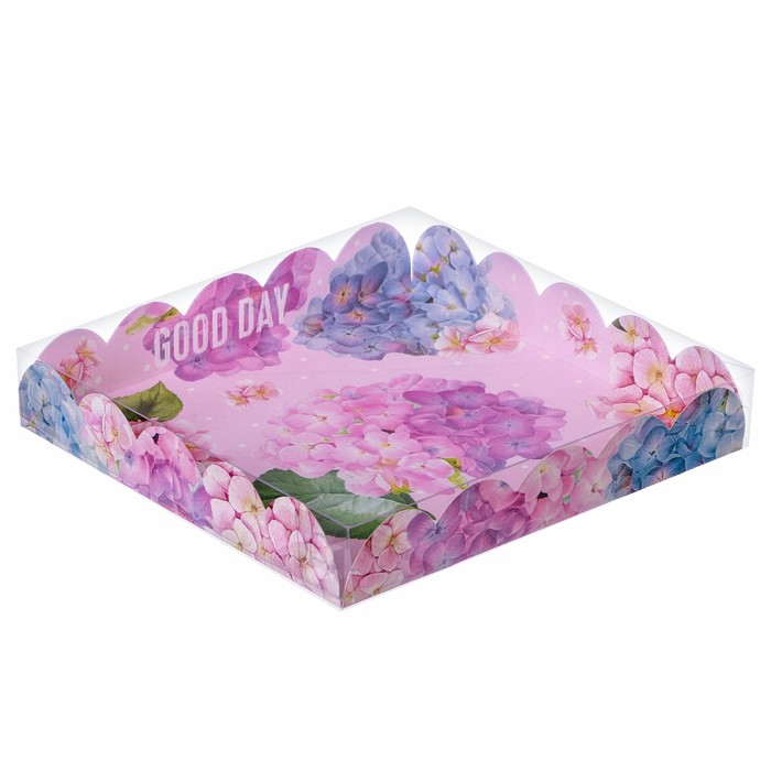 Коробка для кондитерских изделий с PVC-крышкой Good day, 18х18х3 см (5 шт.), Разноцветный
Коробка для кондитерских изделий с PVC-крышкой Good day, 18х18х3 см (5 шт.), Разноцветный