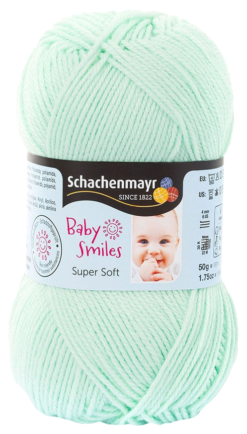 Пряжа Schachenmayr 9807527 Baby Super Soft Baby Smiles (01073, zartgrun), Bаby Super Soft
Пряжа Schachenmayr 9807527 Baby Super Soft Baby Smiles (01073, zartgrun), Bаby Super Soft