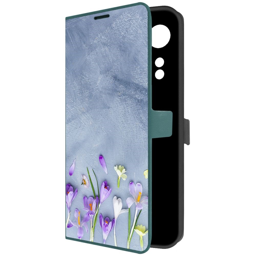 Чехол-книжка Krutoff Eco Book для Oppo A58 4G Цветочное настроение (зелёный опал), Зеленый
Чехол-книжка Krutoff Eco Book для Oppo A58 4G Цветочное настроение (зелёный опал), Зеленый
