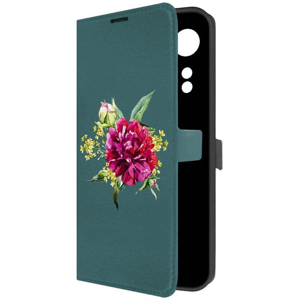 Чехол-книжка Krutoff Eco Book для Oppo A58 4G Цветочная акварель (зелёный опал), Зеленый
Чехол-книжка Krutoff Eco Book для Oppo A58 4G Цветочная акварель (зелёный опал), Зеленый