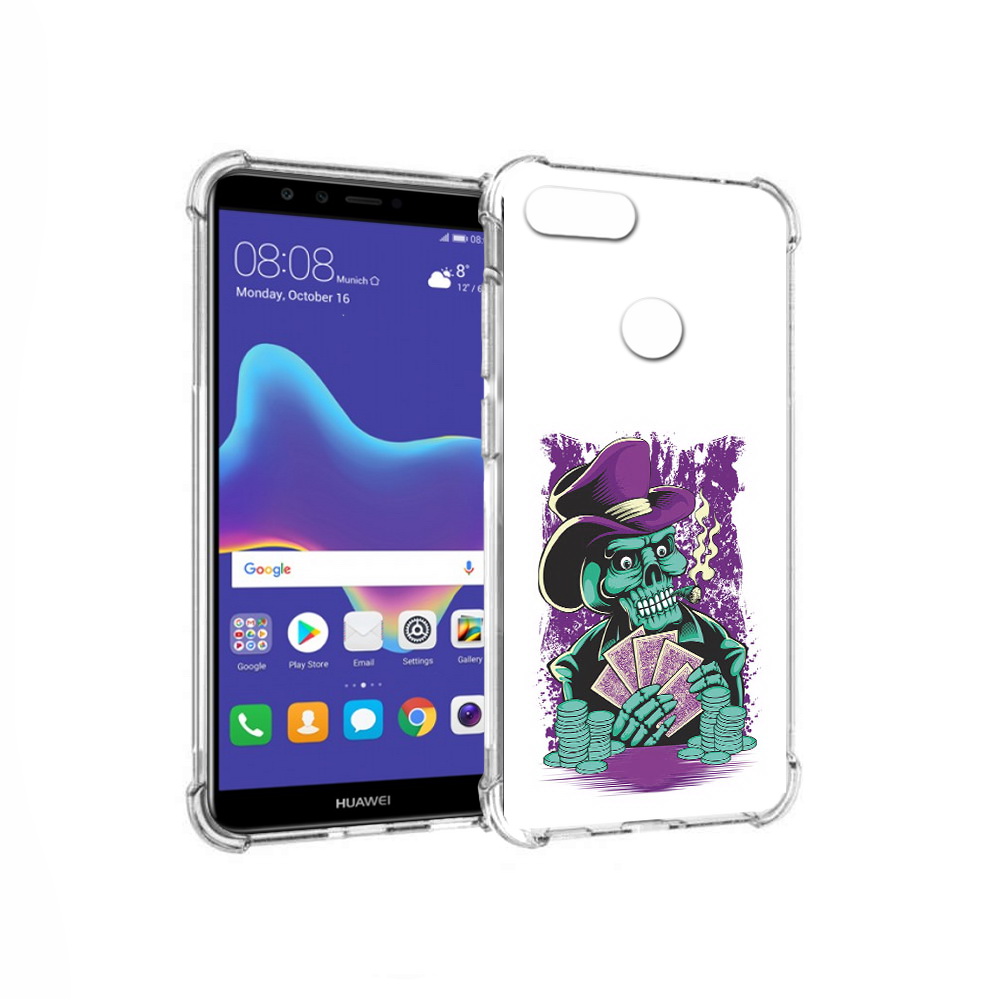 Чехол MyPads Tocco для Huawei Enjoy 8 Plus зеленый череп с картами (PT108787.33.361), Прозрачный, Tocco
Чехол MyPads Tocco для Huawei Enjoy 8 Plus зеленый череп с картами (PT108787.33.361), Прозрачный, Tocco