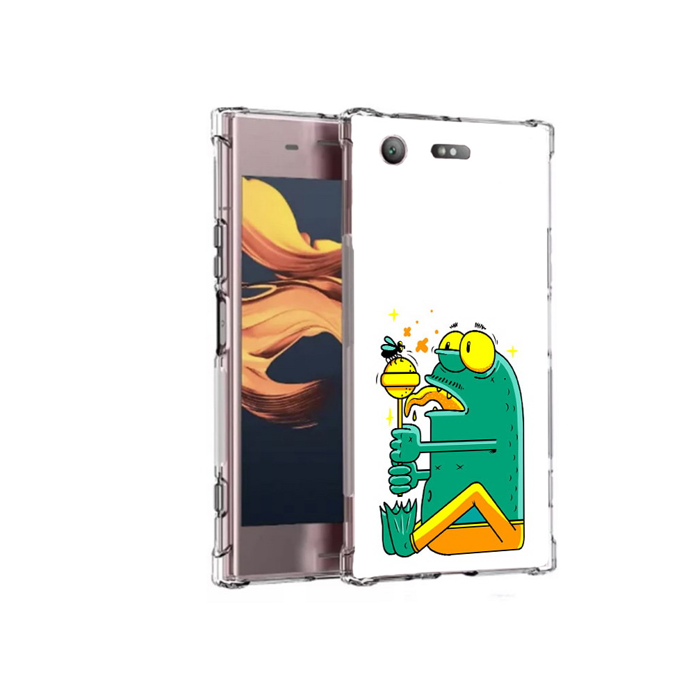 Чехол MyPads Tocco для Sony Xperia XZ1 Compact Зеленая лягушка с чупа чупсом, Прозрачный, Tocco
Чехол MyPads Tocco для Sony Xperia XZ1 Compact Зеленая лягушка с чупа чупсом, Прозрачный, Tocco