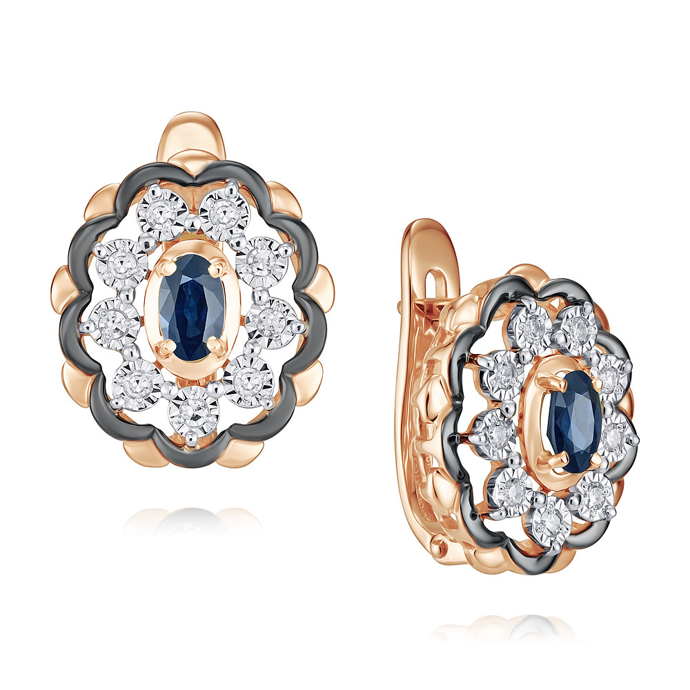 Серьги из красного золота с бриллиантом/сапфиром ADAMAS 24036934/01-А50Ч-432, 24036934/01-А50Ч-432
Серьги из красного золота с бриллиантом/сапфиром ADAMAS 24036934/01-А50Ч-432, 24036934/01-А50Ч-432