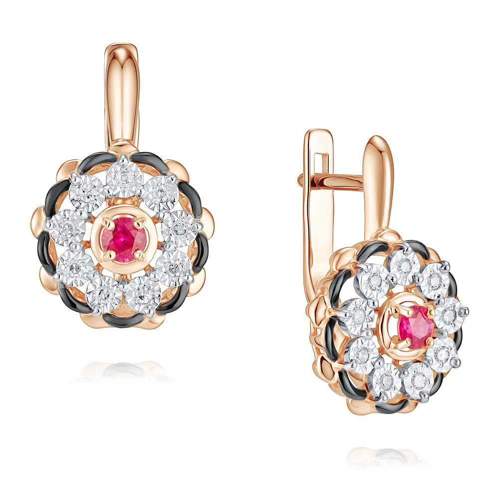 Серьги из красного золота с бриллиантом/рубином ADAMAS 24036929/01-А50Ч-431, 24036929/01-А50Ч-431
Серьги из красного золота с бриллиантом/рубином ADAMAS 24036929/01-А50Ч-431, 24036929/01-А50Ч-431
