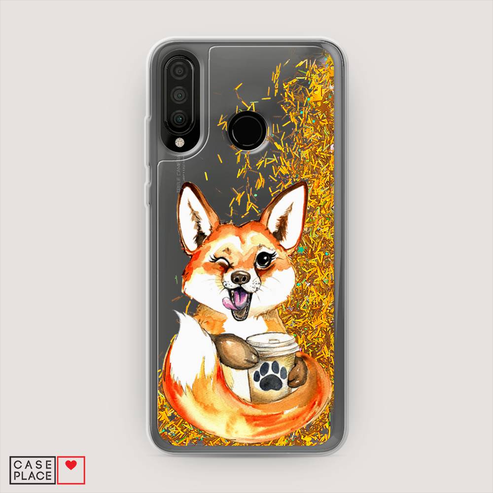 Чехол Awog на Huawei P30 Lite "Подмигивающая лиса с кофе", Оранжевый;белый;коричневый, 67990-1
Чехол Awog на Huawei P30 Lite "Подмигивающая лиса с кофе", Оранжевый;белый;коричневый, 67990-1