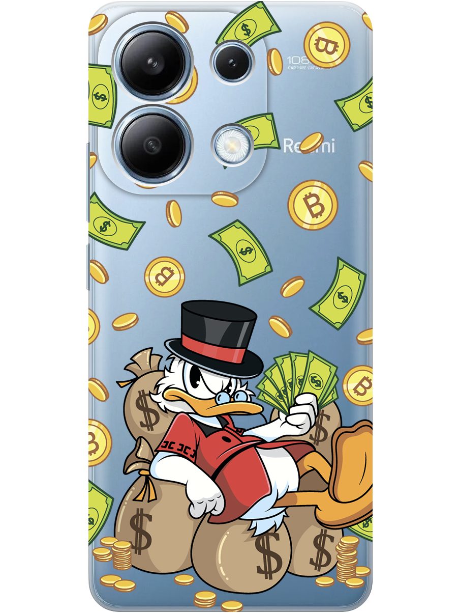 Силиконовый чехол на Xiaomi Redmi Note 13 4G с принтом "Богатый Скрудж" прозрачный, Прозрачный;белый;зеленый, 782622871
Силиконовый чехол на Xiaomi Redmi Note 13 4G с принтом "Богатый Скрудж" прозрачный, Прозрачный;белый;зеленый, 782622871