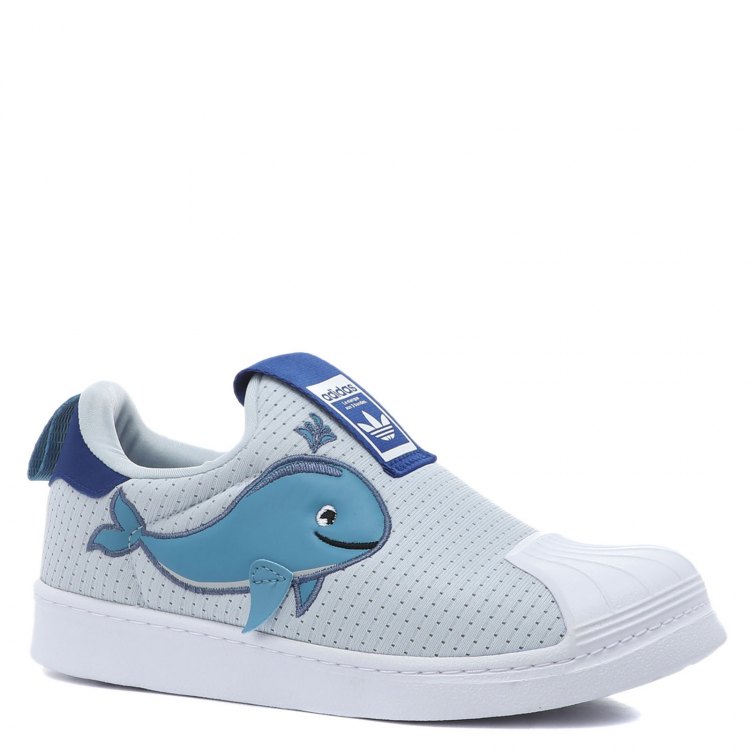 фото Кеды adidas superstar 360 c primeblue цв. серо-голубой р. 32