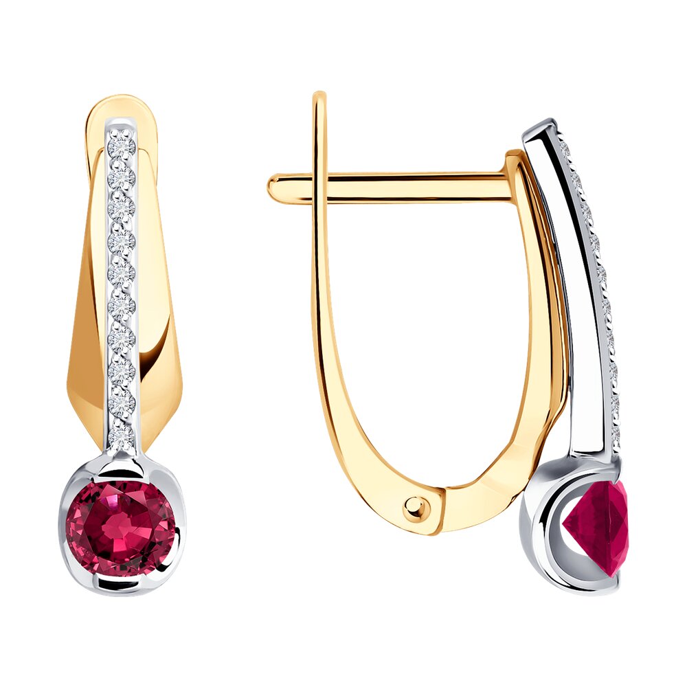 Серьги из комбинированного золота с бриллиантом/рубином Diamant 51-220-01504-2, 51-220-01504-2
Серьги из комбинированного золота с бриллиантом/рубином Diamant 51-220-01504-2, 51-220-01504-2