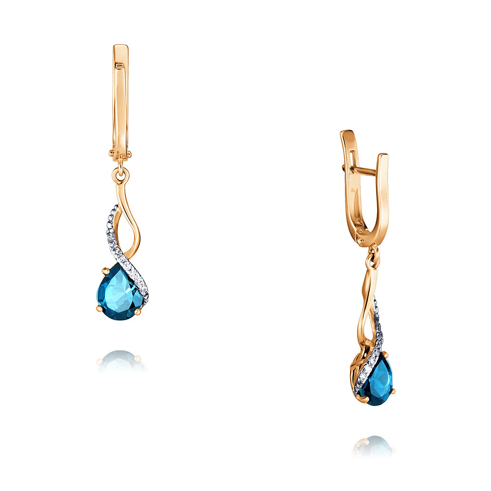 Серьги из красного золота с топазом/фианитом ADAMAS 2416776-А500Д-660, 2416776-А500Д-660
Серьги из красного золота с топазом/фианитом ADAMAS 2416776-А500Д-660, 2416776-А500Д-660