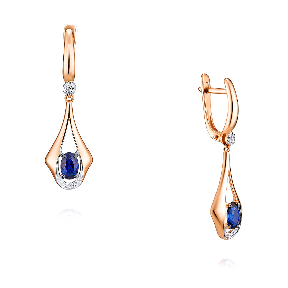 Серьги из красного золота с бриллиантом/сапфиром ADAMAS 24035951/01-А507Д-434, 24035951/01-А507Д-434
Серьги из красного золота с бриллиантом/сапфиром ADAMAS 24035951/01-А507Д-434, 24035951/01-А507Д-434