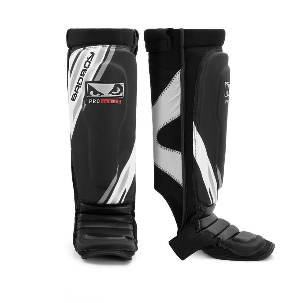 фото Щитки bad boy pro series advanced mma shin guards-black/white s/m