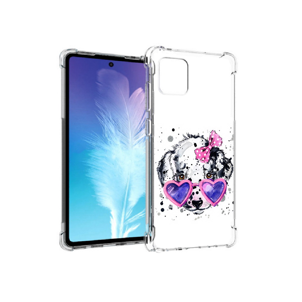 Чехол MyPads Tocco для Samsung Galaxy Note 10 Lite долматинец в очках (PT142413.491.337), Прозрачный, Tocco
Чехол MyPads Tocco для Samsung Galaxy Note 10 Lite долматинец в очках (PT142413.491.337), Прозрачный, Tocco