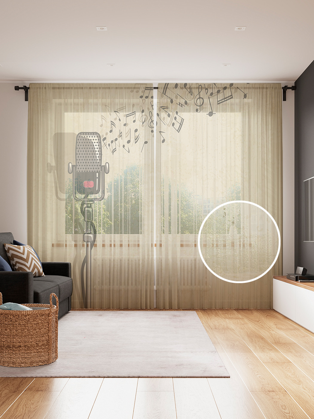 Фототюль JoyArty "Музыкальный микрофон" 145x265см, 2 полотна, лента, 50 крючков, Музыкальный микрофон
Фототюль JoyArty "Музыкальный микрофон" 145x265см, 2 полотна, лента, 50 крючков, Музыкальный микрофон