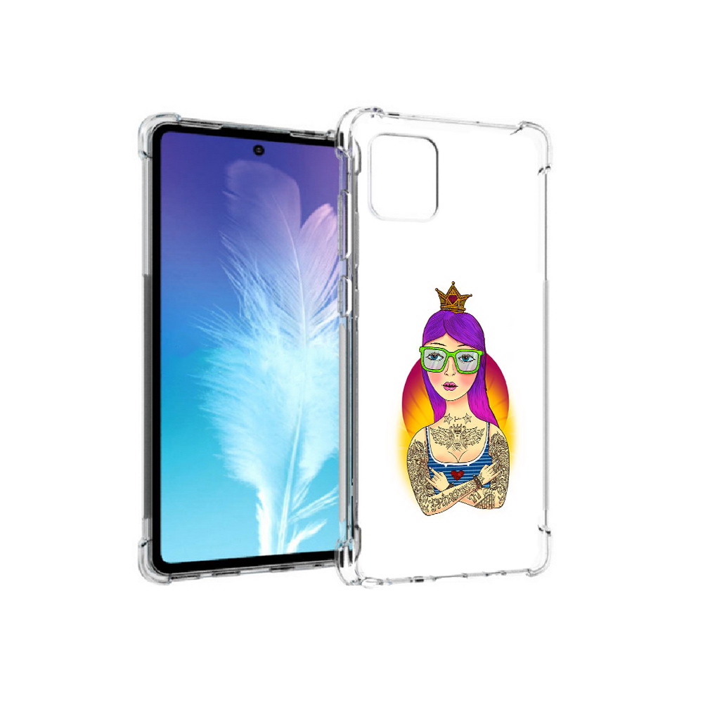 Чехол MyPads Tocco для Samsung Galaxy Note 10 Lite девушка в татуировках с короной, Прозрачный, Tocco
Чехол MyPads Tocco для Samsung Galaxy Note 10 Lite девушка в татуировках с короной, Прозрачный, Tocco