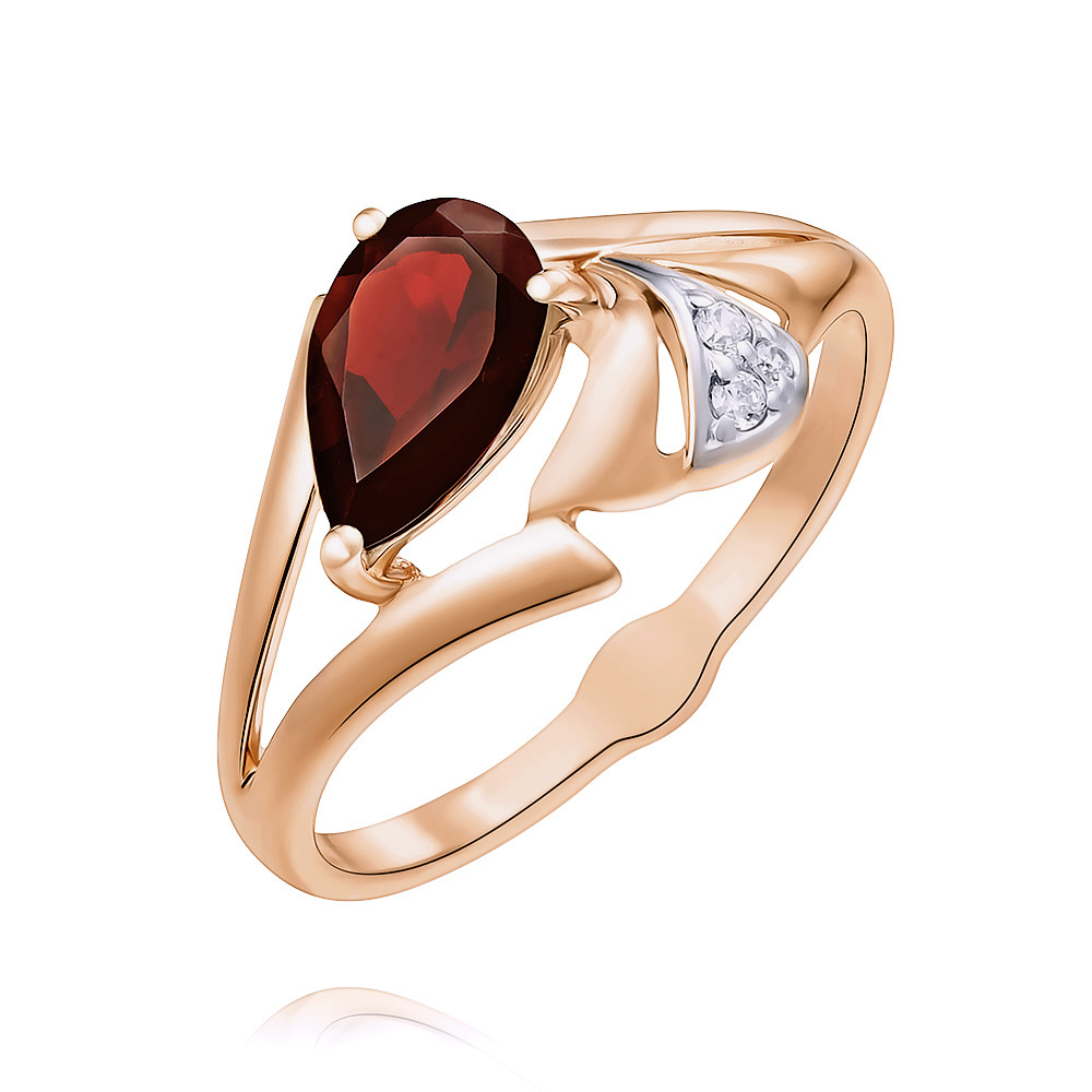 Кольцо из красного золота с гранатом/фианитом р. ADAMAS 14035362/01-А50Д-655, 14035362/01-А50Д-655
Кольцо из красного золота с гранатом/фианитом р. ADAMAS 14035362/01-А50Д-655, 14035362/01-А50Д-655