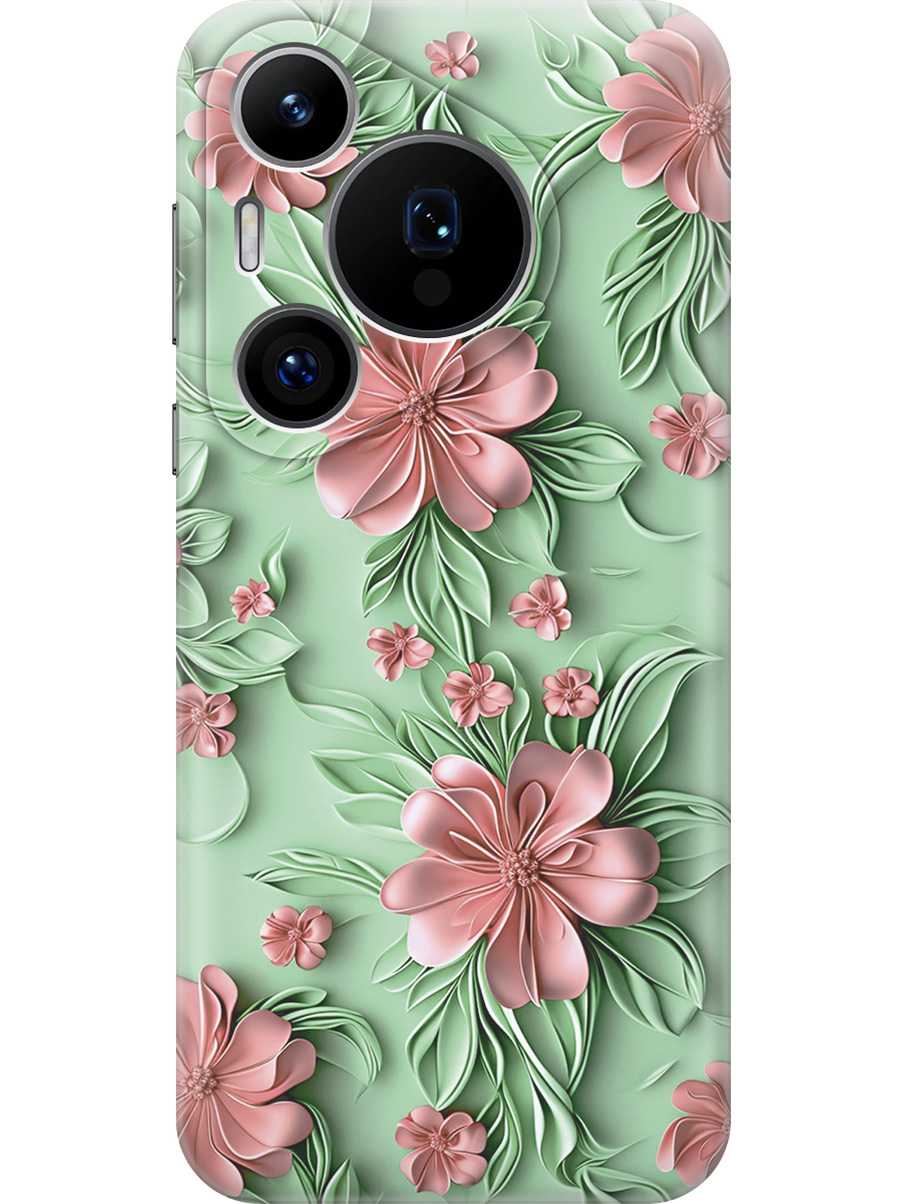 Силиконовый чехол на Huawei Pura 70 Pro / 70 Pro+ с принтом "Розовые цветы на мятном фоне", Прозрачный;зеленый;розовый, 782625221
Силиконовый чехол на Huawei Pura 70 Pro / 70 Pro+ с принтом "Розовые цветы на мятном фоне", Прозрачный;зеленый;розовый, 782625221