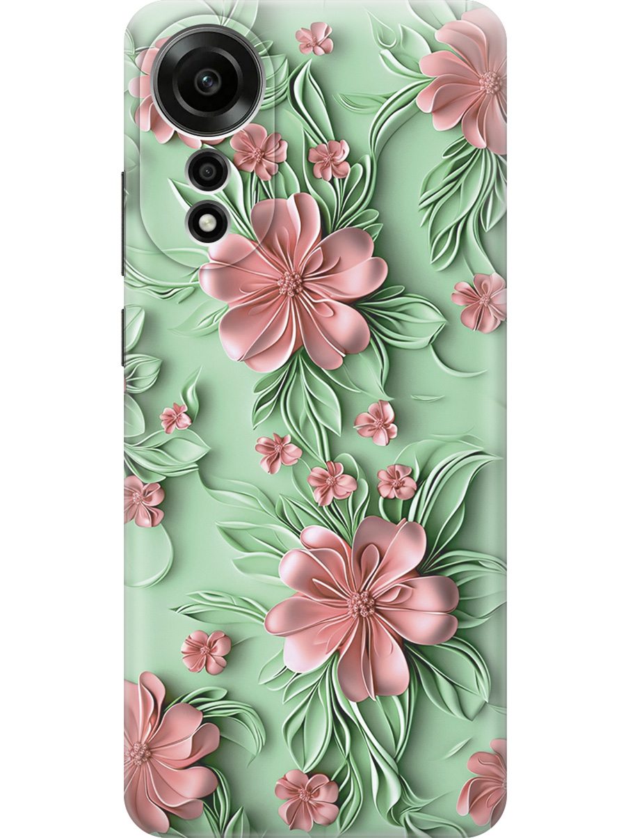 Силиконовый чехол на Oppo A78 4G с принтом "Розовые цветы на мятном фоне", Прозрачный;зеленый;розовый, 782630021
Силиконовый чехол на Oppo A78 4G с принтом "Розовые цветы на мятном фоне", Прозрачный;зеленый;розовый, 782630021